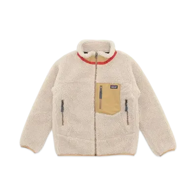 Patagonia Kids Retro X Jacket "Natural Grayling Brown"