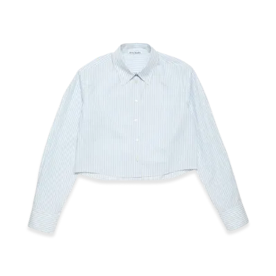 Acne Studios Button Up Shirt "Blue/White"