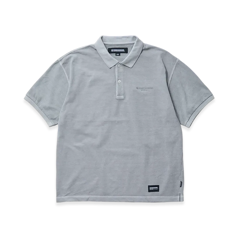NEIGHBORHOOD Pigment Dyed Polo SS "Gray"