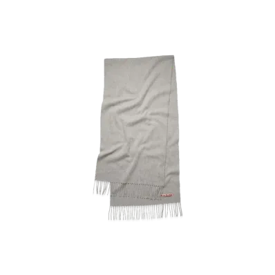 Acne Studios Fringe Wool Scarf "Light Gray Melange"