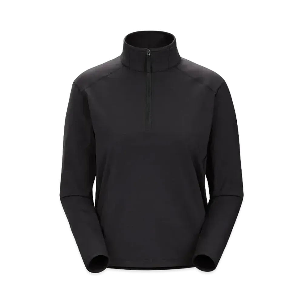 ARC'TERYX Women's Kyanite Lightweight Zip Neck X000006418 "Black"