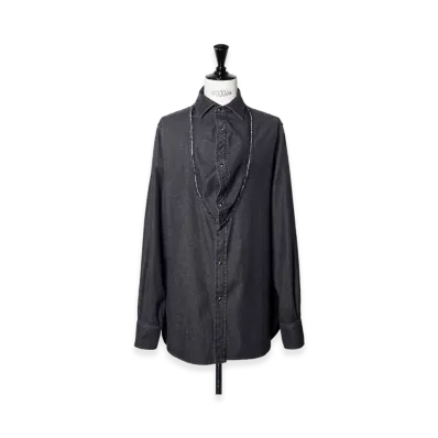 Maison Margiela Rebuild Collor Denim Shirts "Black"