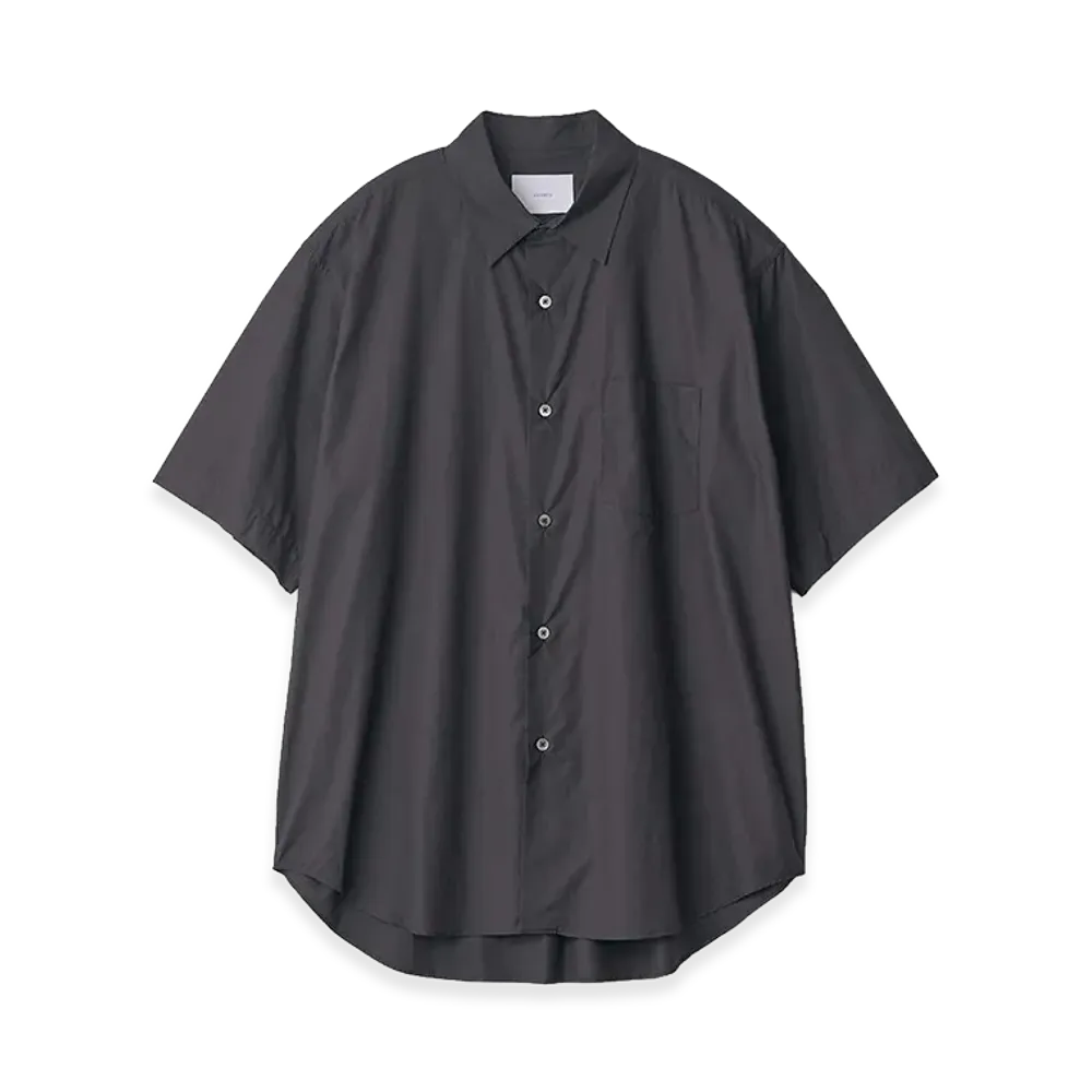 ssstein Suvin Cotton Oversized Short Sleeve Shirt "Black"