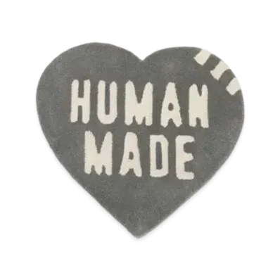 HUMAN MADE HEART RUG SMALL "Grey"
