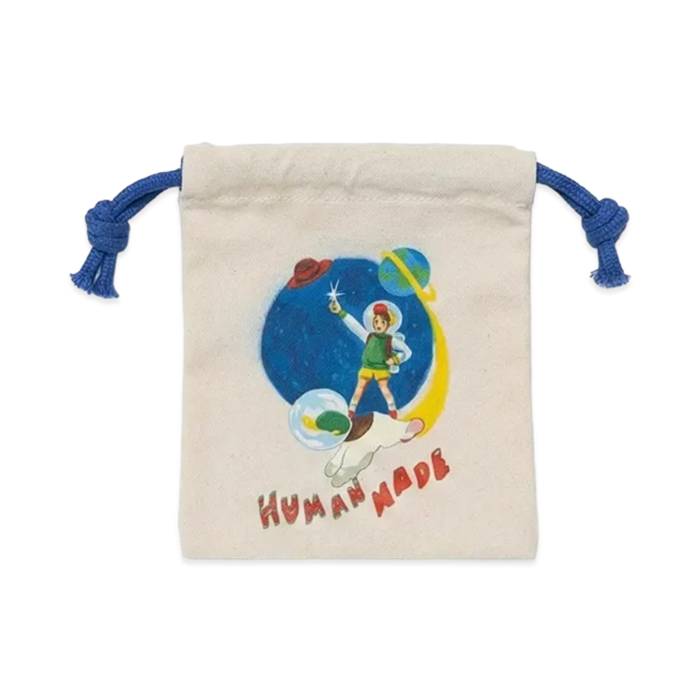 HUMAN MADE x KEIKO SOOTOME LOVE Kinchaku #1 "White/Blue"
