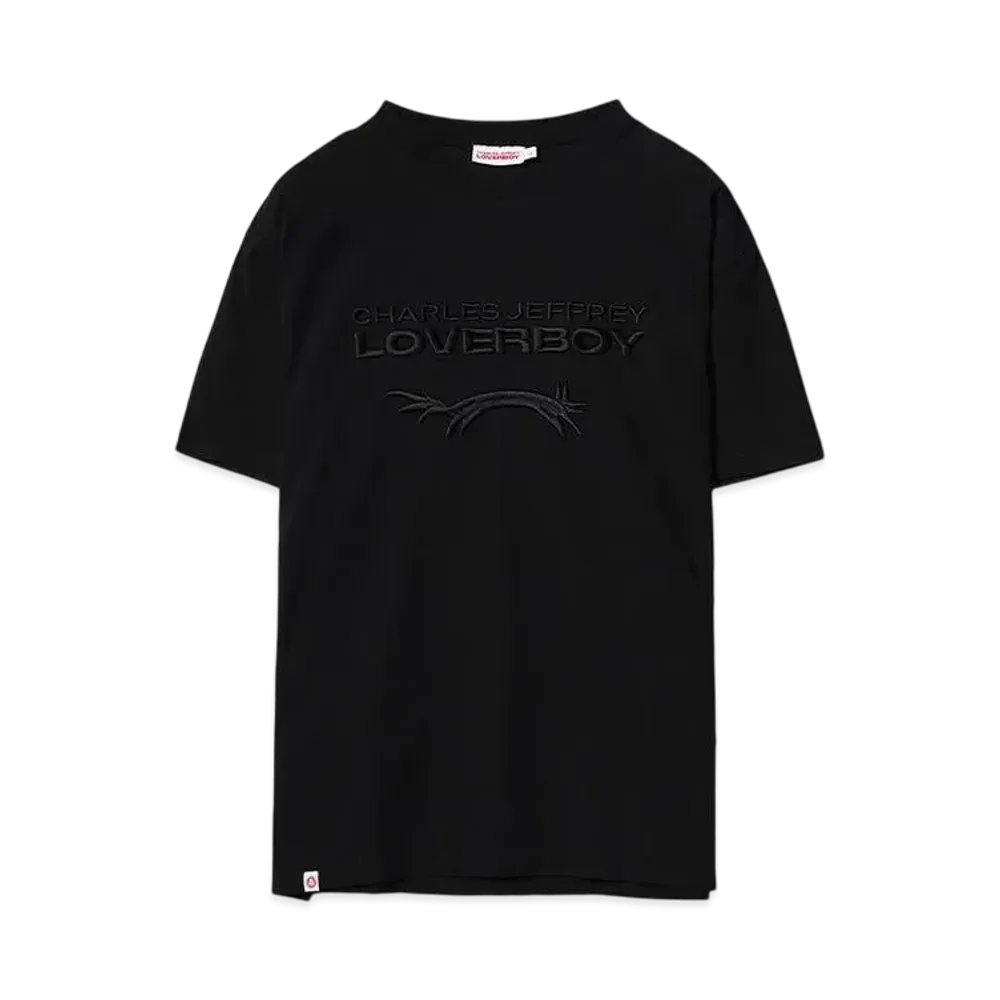 Charles Jeffrey Loverboy LOGO TEE"BLACK"