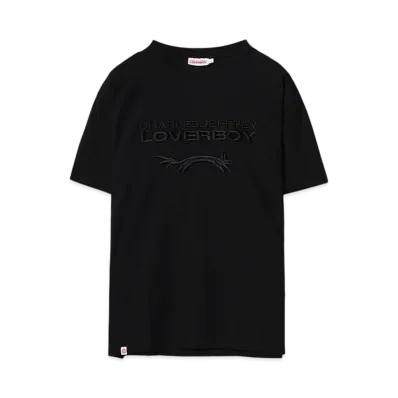 Charles Jeffrey Loverboy LOGO TEE"BLACK"