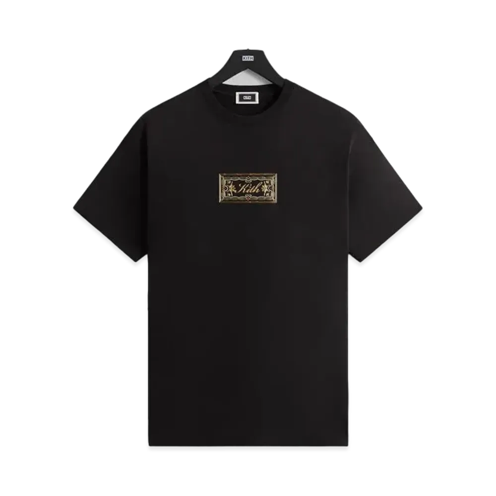Kith Ornamental Script Tee "Black"