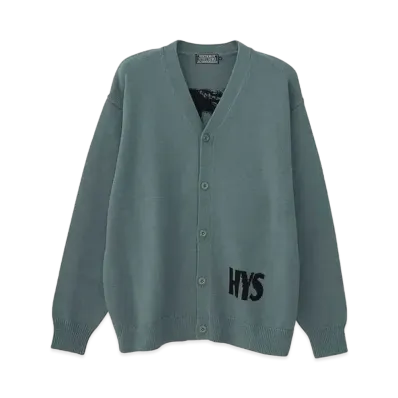 HYSTERIC GLAMOUR Woman Banana Knit Cardigan "Blue"