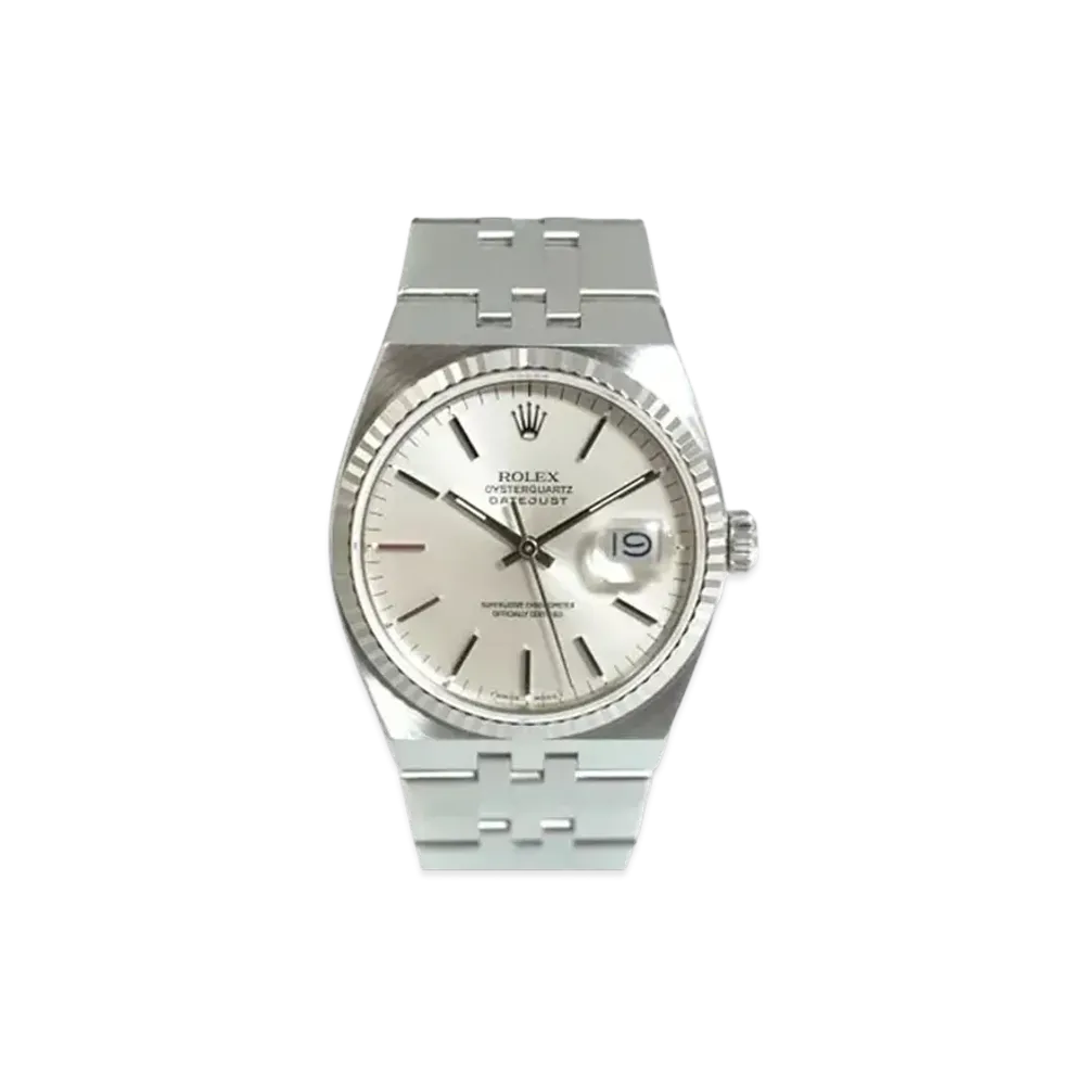 ROLEX Datejust Oyster Quartz "Stainless Steel/White Gold/Silver" 17014
