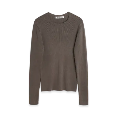 OUR LEGACY Compact Roundneck "Fog Clean Cotton"