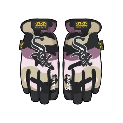 Supreme x Mechanix x MLB FastFit Teams Gloves "Pink Camo"