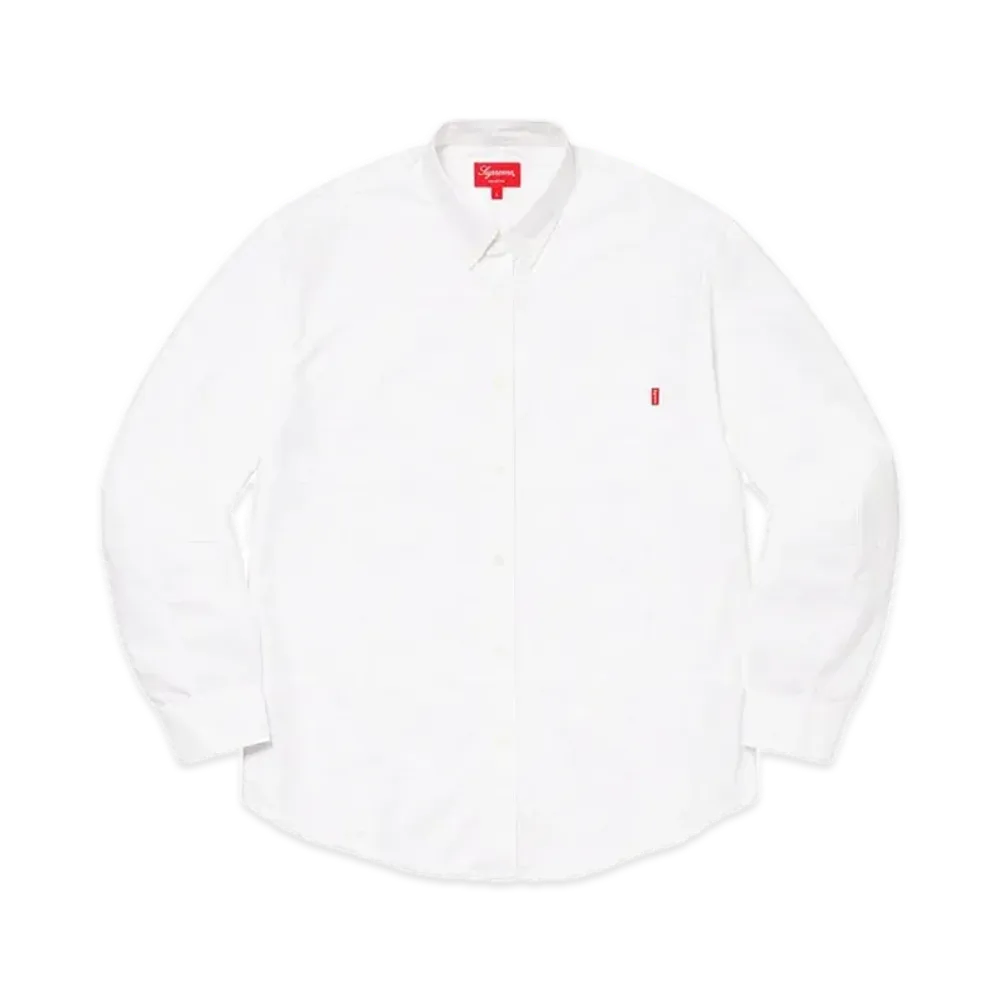 Supreme Patchwork Oxford Shirt "White"