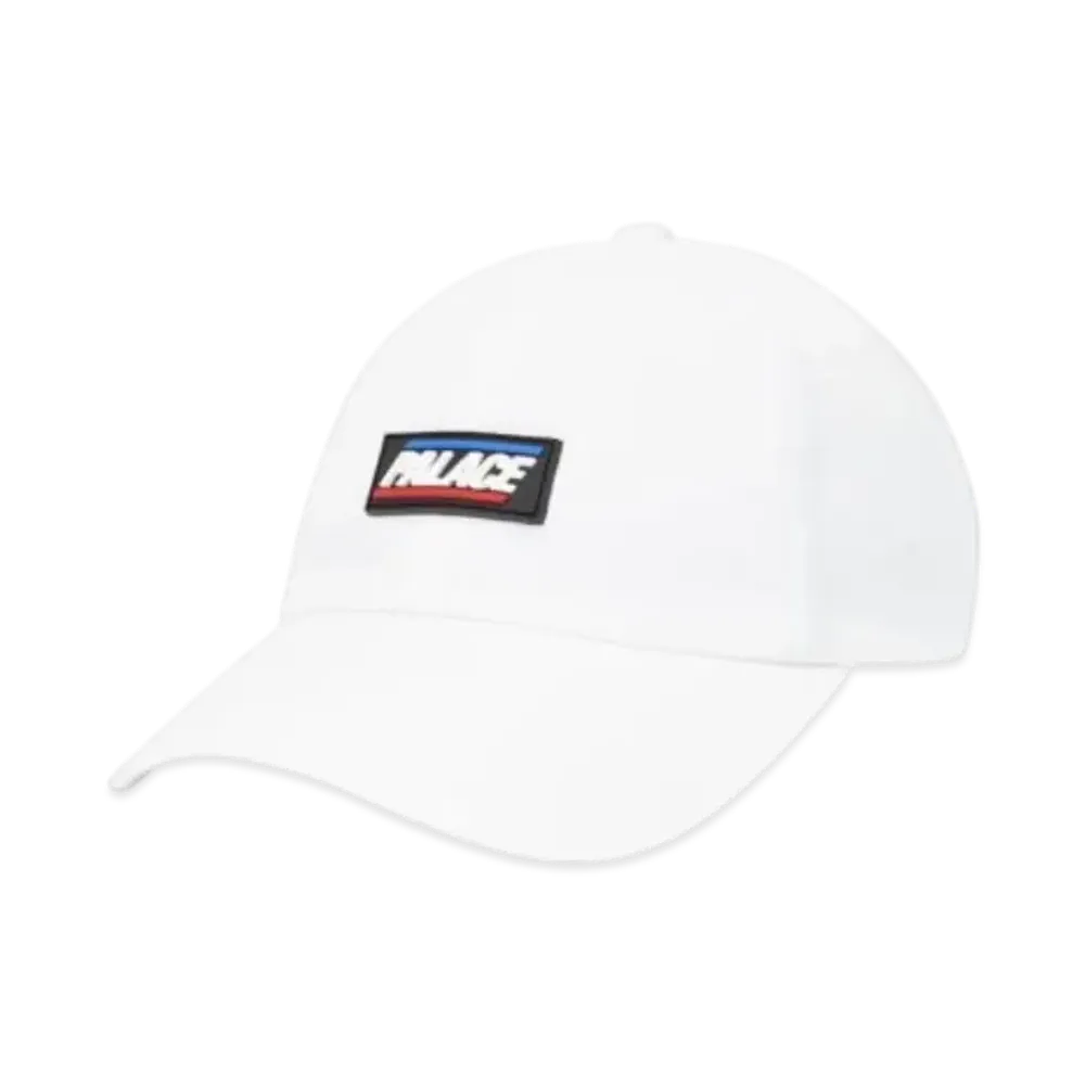 PALACE Patch Shell 6-Panel "White"