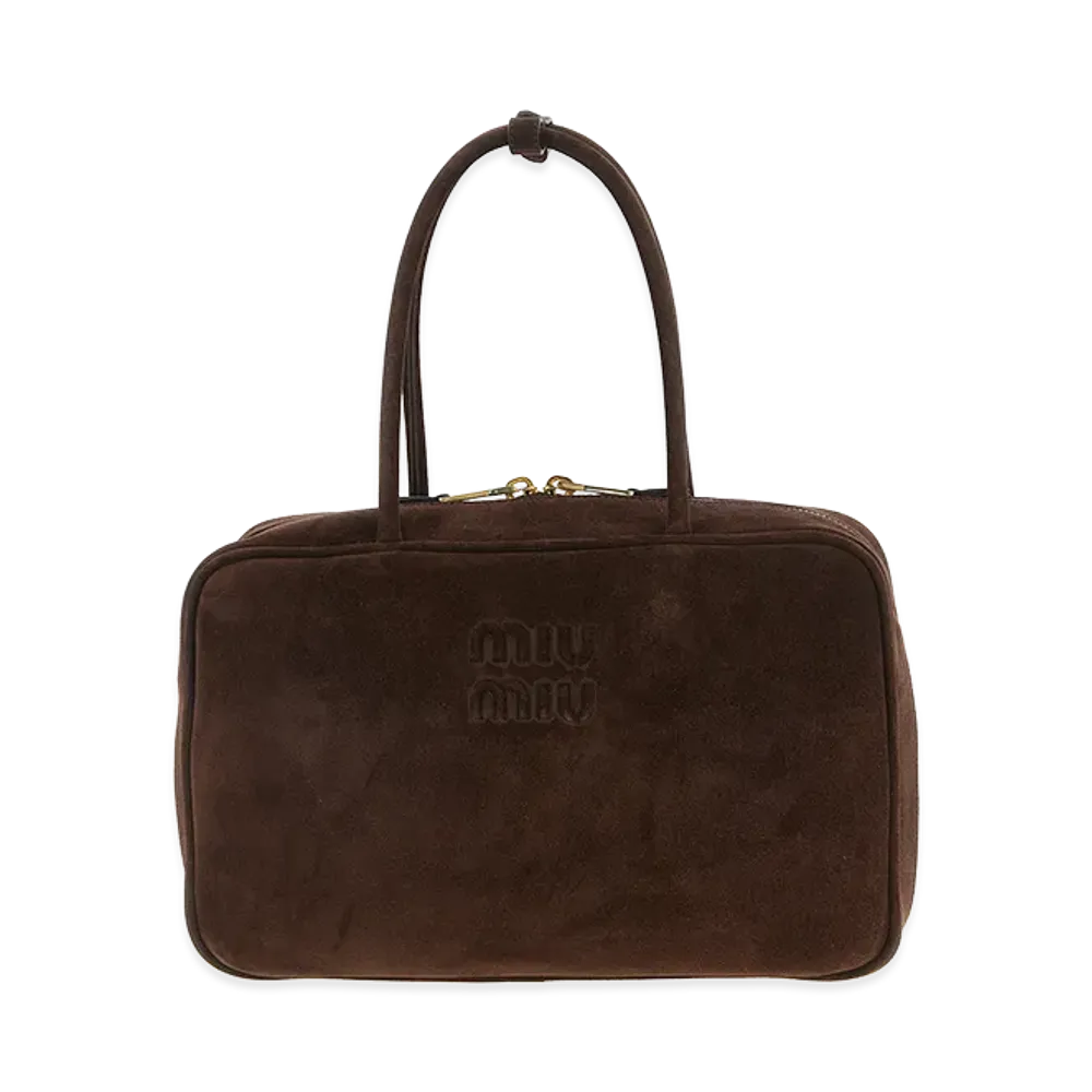 MIU MIU Women's Arcadie Large Shoulder Bag "Brown"