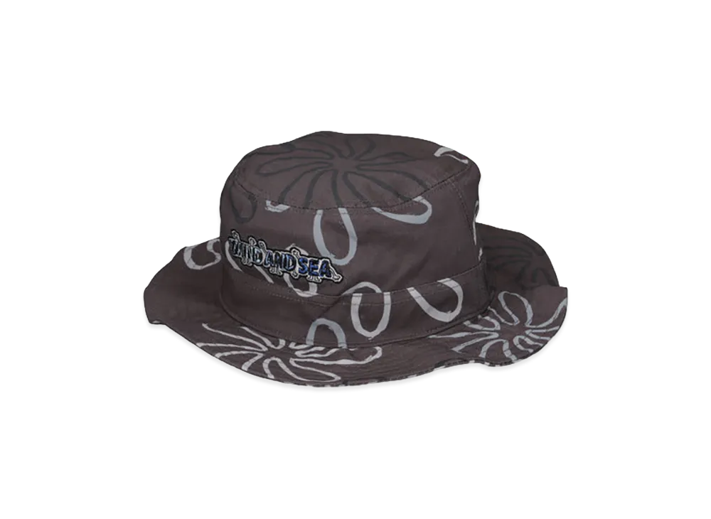 WIND AND SEA x MATTHEW LANGILLE Original Pattern Bucket Hat "Black"