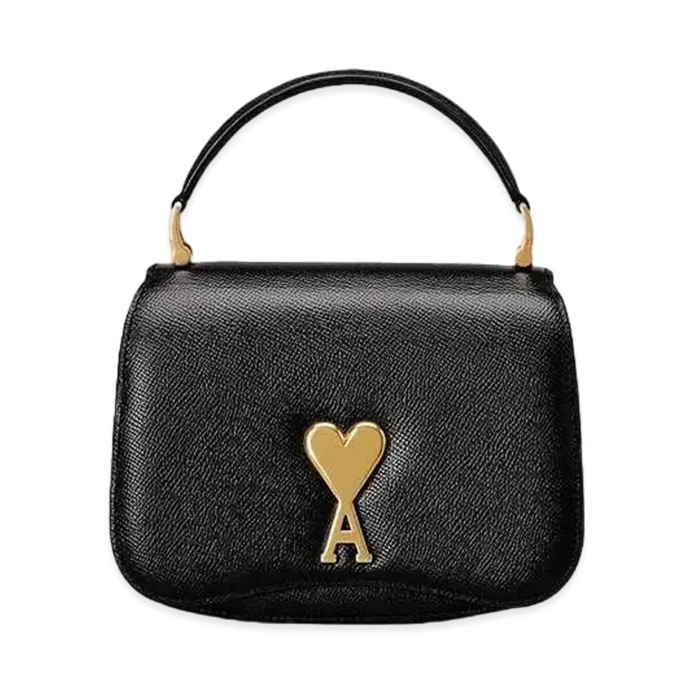AMI PARIS Paris Paris Shoulder Bag Mini "Black"