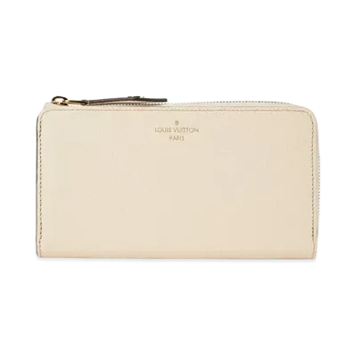 Louis Vuitton Taurillon Comet Wallet "Cream"
