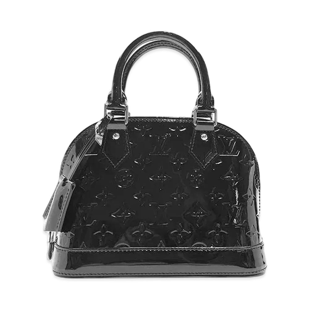 Louis Vuitton Alma BB Monogram Vernis "Noir Magnetique"