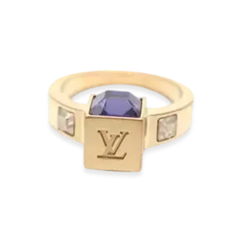 Louis Vuitton Gamble Ring "Purple/Gold"