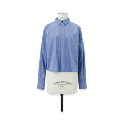 sacai Poplin Shirt "Blue Stripe"