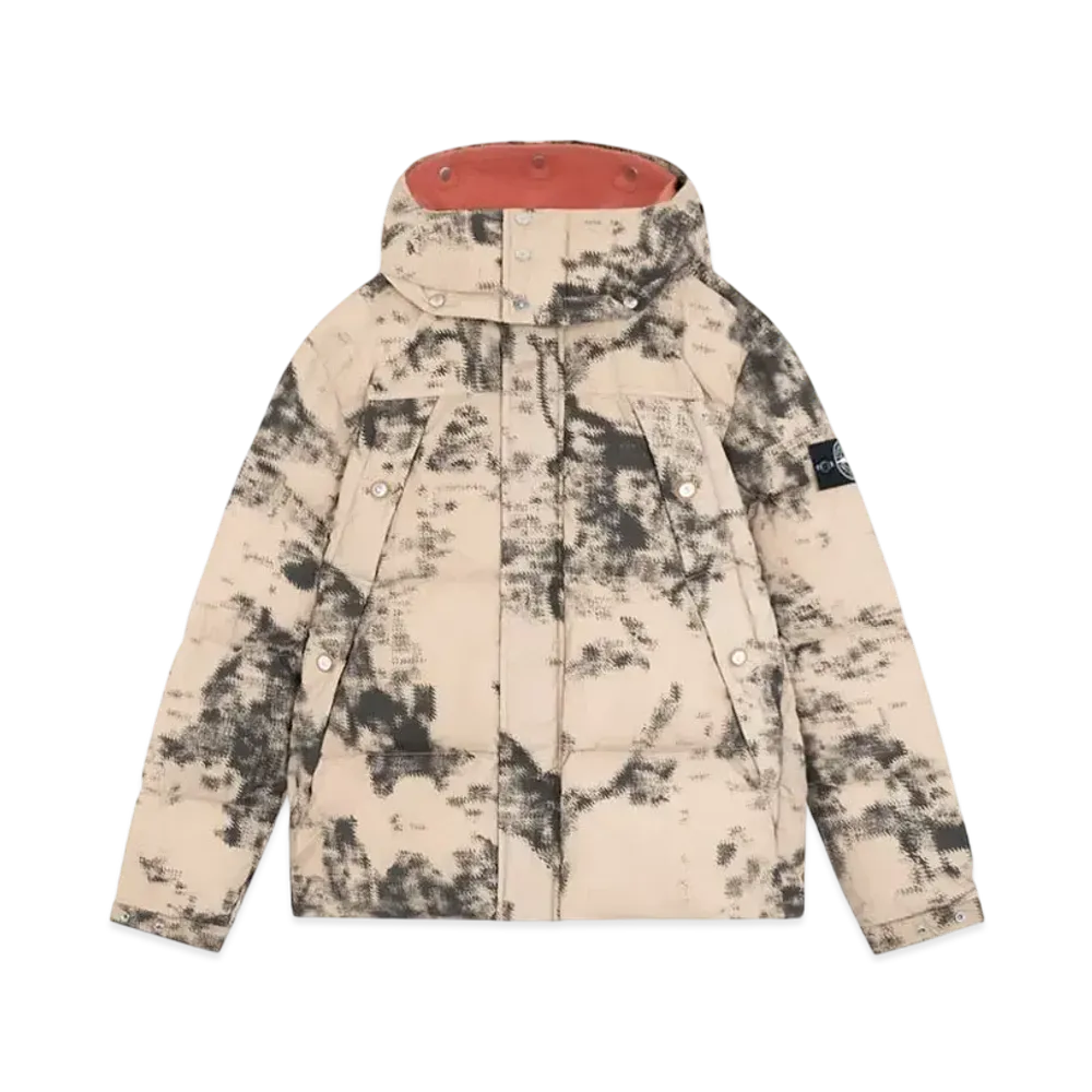 Stone Island 462E1 Camouflage Nylon Rep Ice Jacket "Dub Gray"