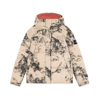 Stone Island 462E1 Camouflage Nylon Rep Ice Jacket "Dub Gray"