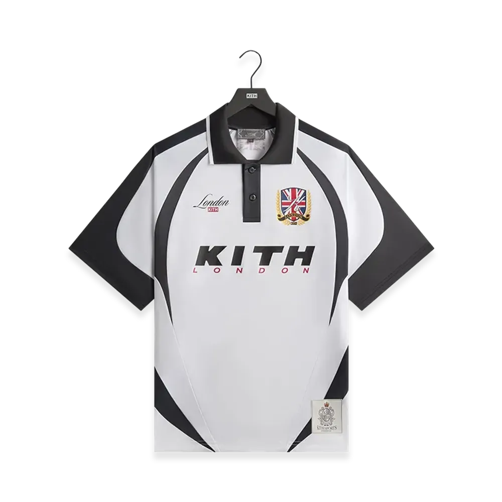 Kith London Polo Soccer Jersey "White"