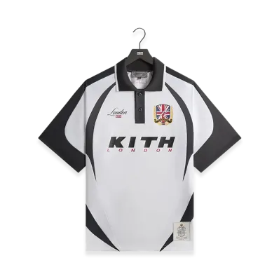 Kith London Polo Soccer Jersey "White"