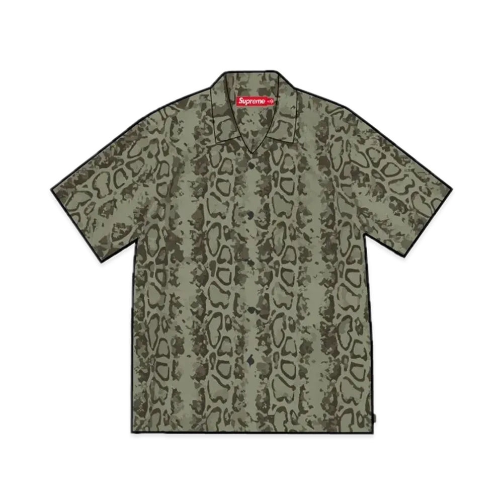 Supreme Snake S/S Shirt "Olive"