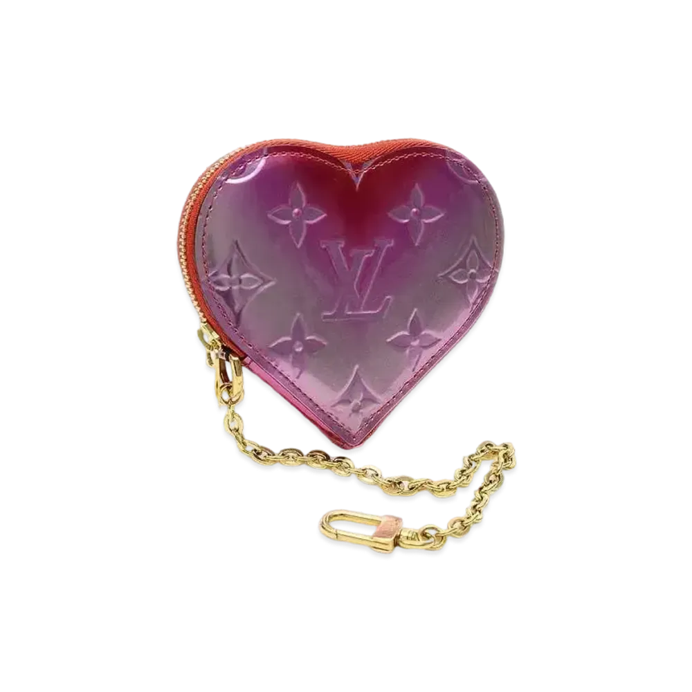 Louis Vuitton Cool Coin Purse Monogram Vernis "Pink"