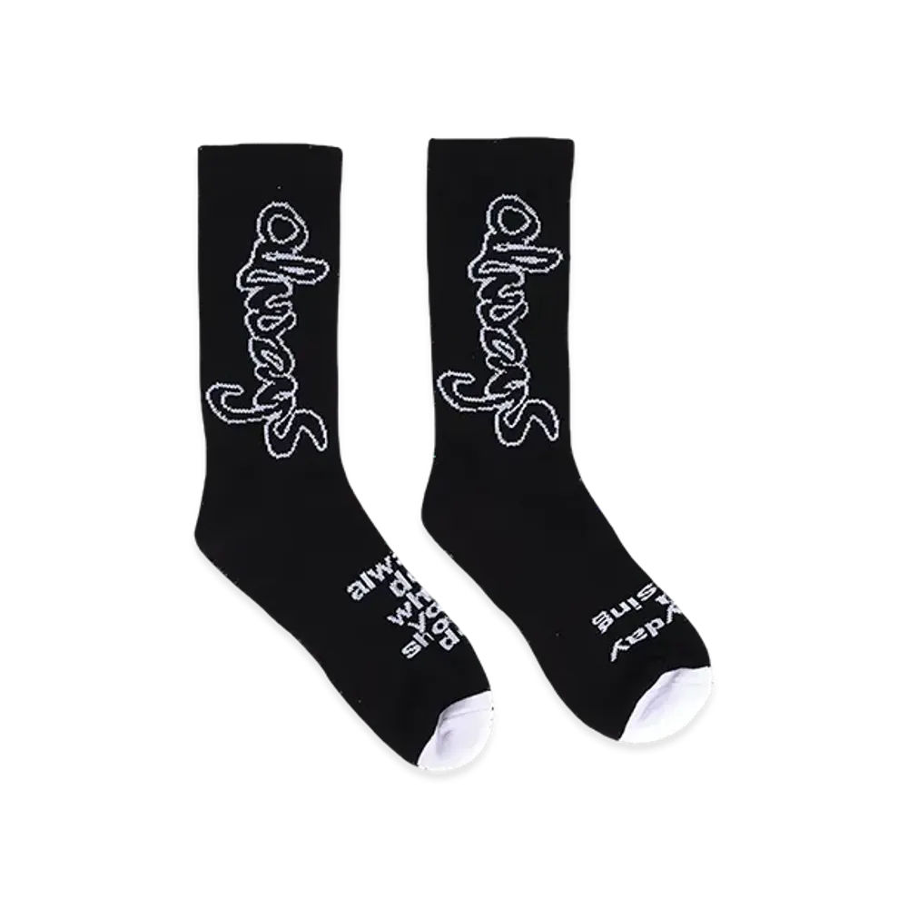 ALWAYTH Snapper Sock "Black"