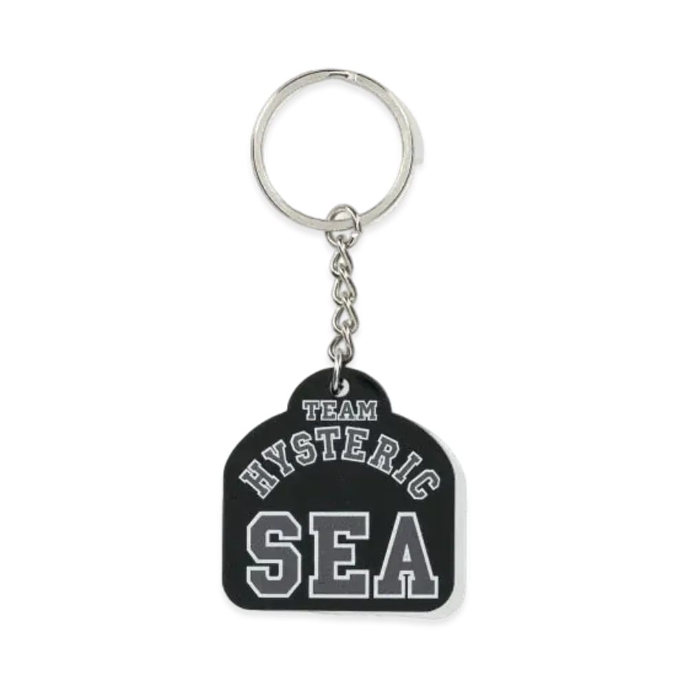 WIND AND SEA x HYSTERIC GLAMOUR Rubber Key Holder "Black"