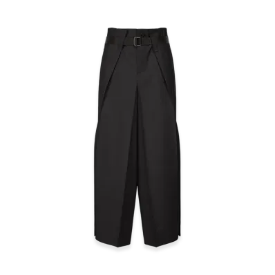 132 5. ISSEY MIYAKE Flat Square Bottoms "Black"