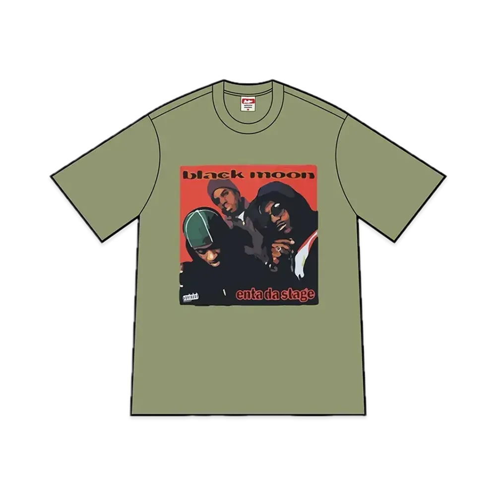 Supreme x Duck Down Music Enta Da Stage Tee "Light Olive"
