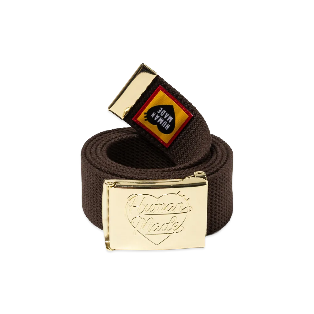 HUMAN MADE Web Belt "Brown"