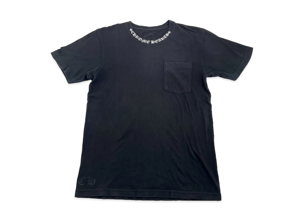 Chrome Hearts Neck Logo S/S Pocket T-Shirt "Black"