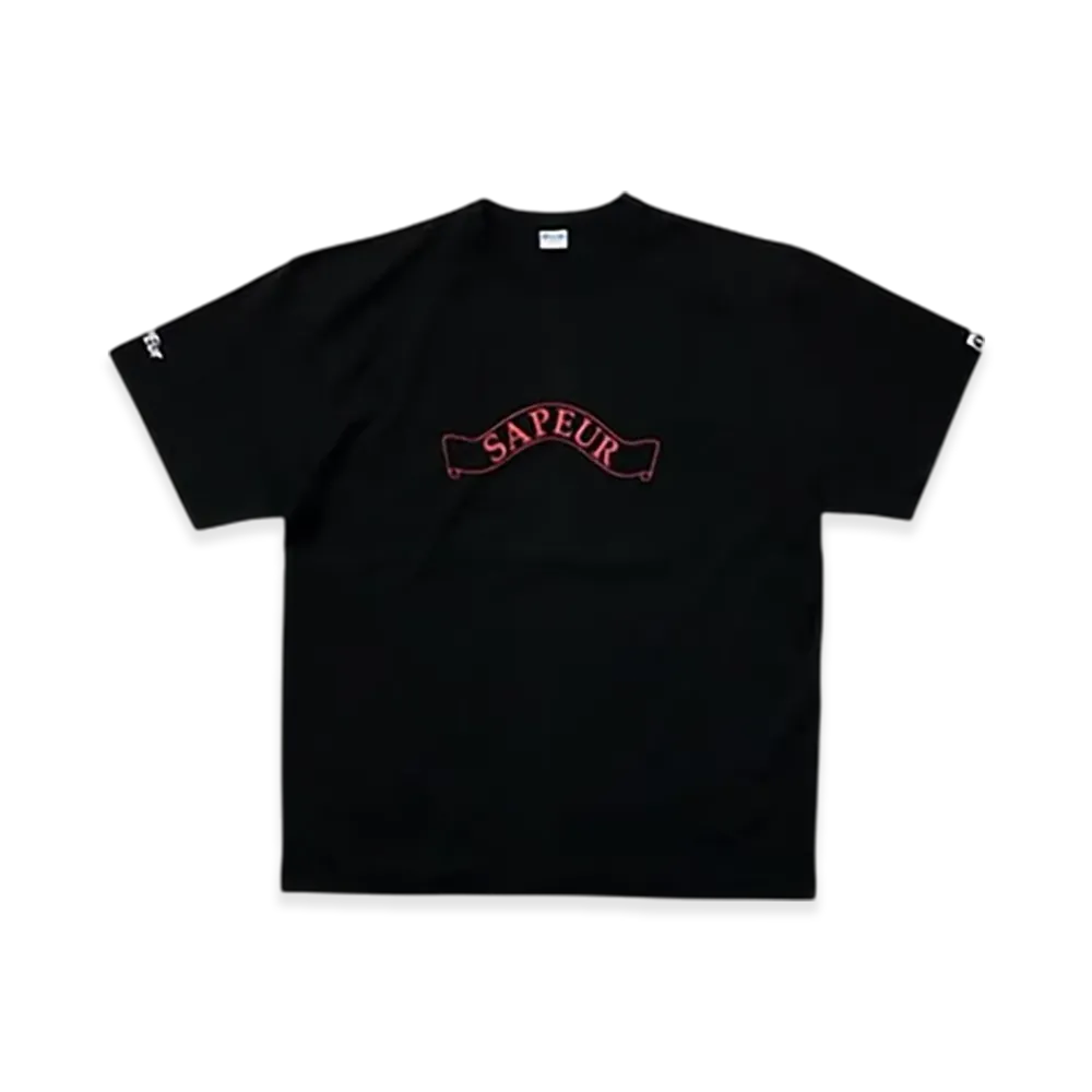 SAPEur Arch Logo S/S Tee "Black"