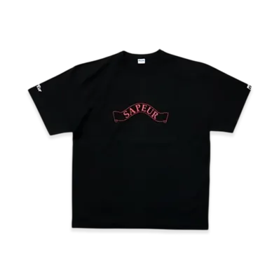 SAPEur Arch Logo S/S Tee "Black"