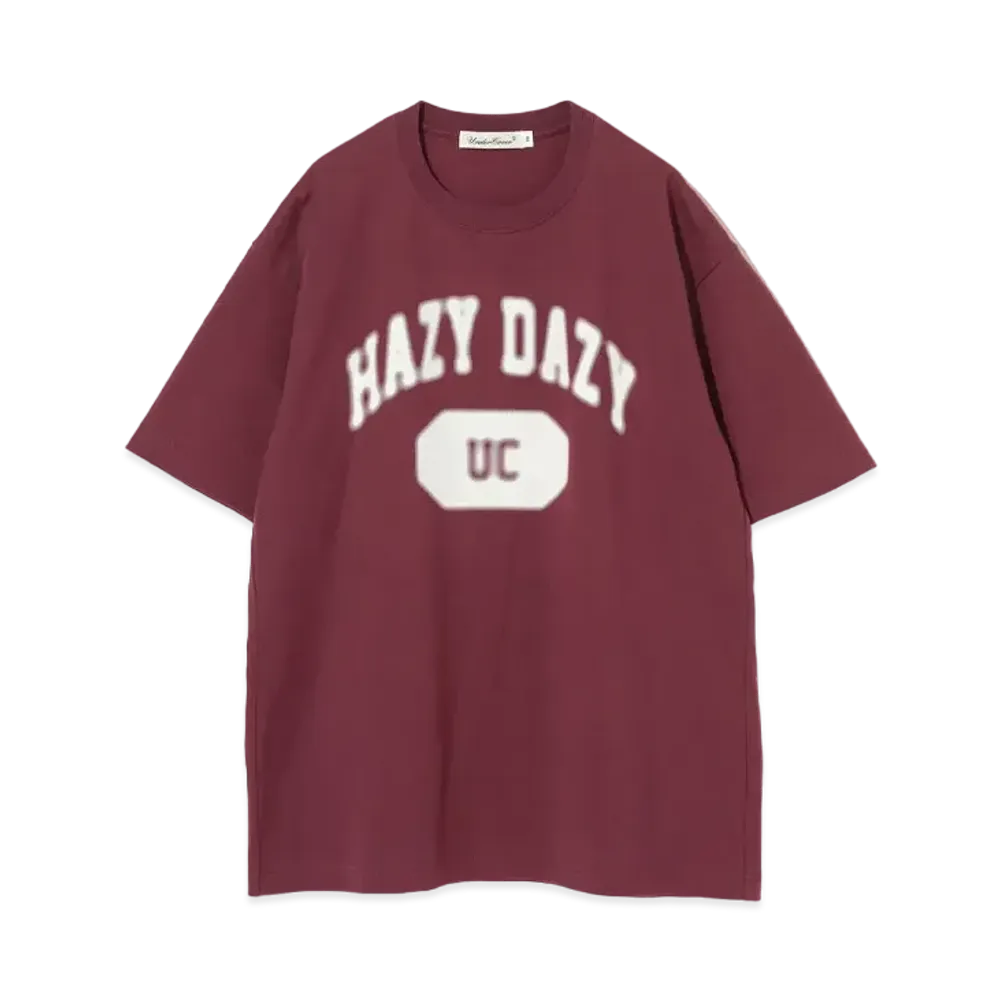 UNDERCOVER Cotton T-Shirt "Bordeaux"