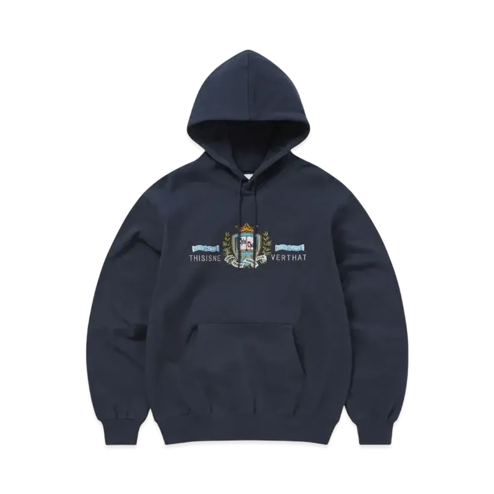 thisisneverthat Crest Hoodie "Navy"
