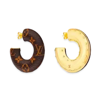 Louis Vuitton Wild V Hoop Earrings