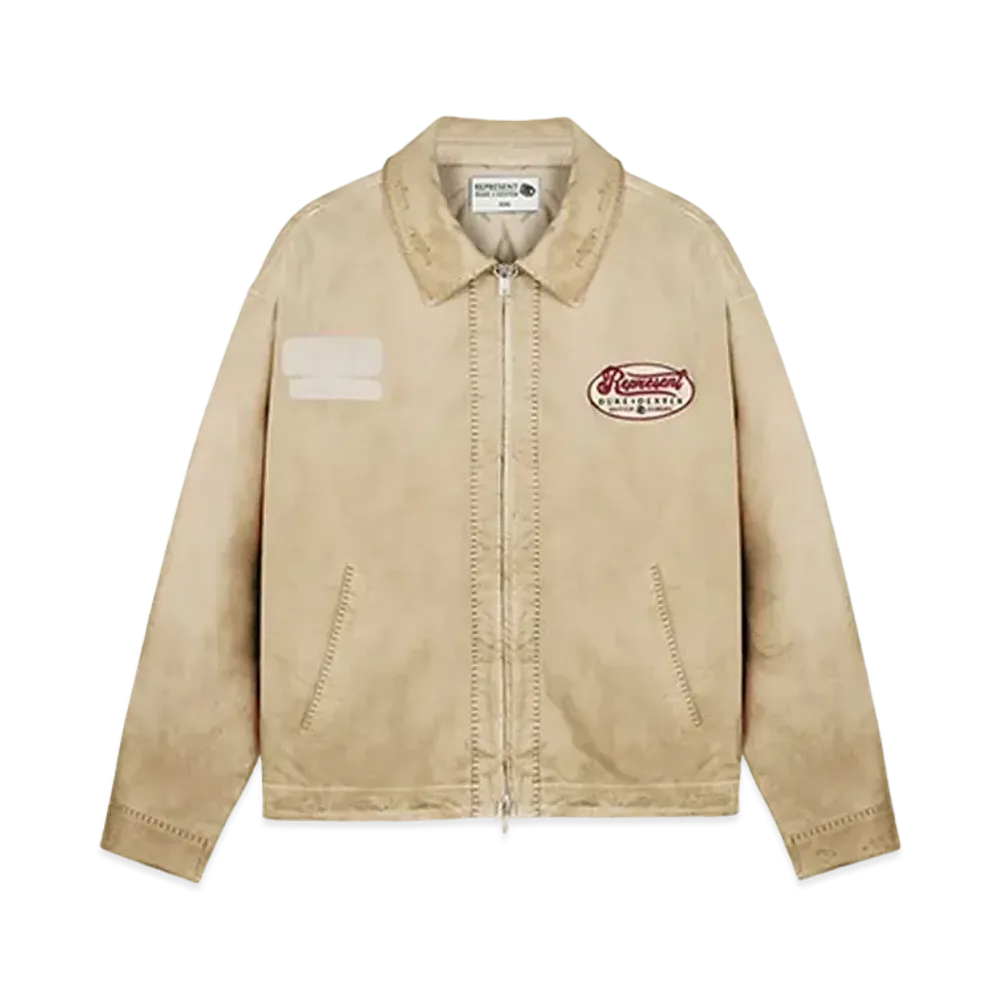 REPRESENT x DUKE + DEXTER Multi Patch Carpenter Jacket "Sand"