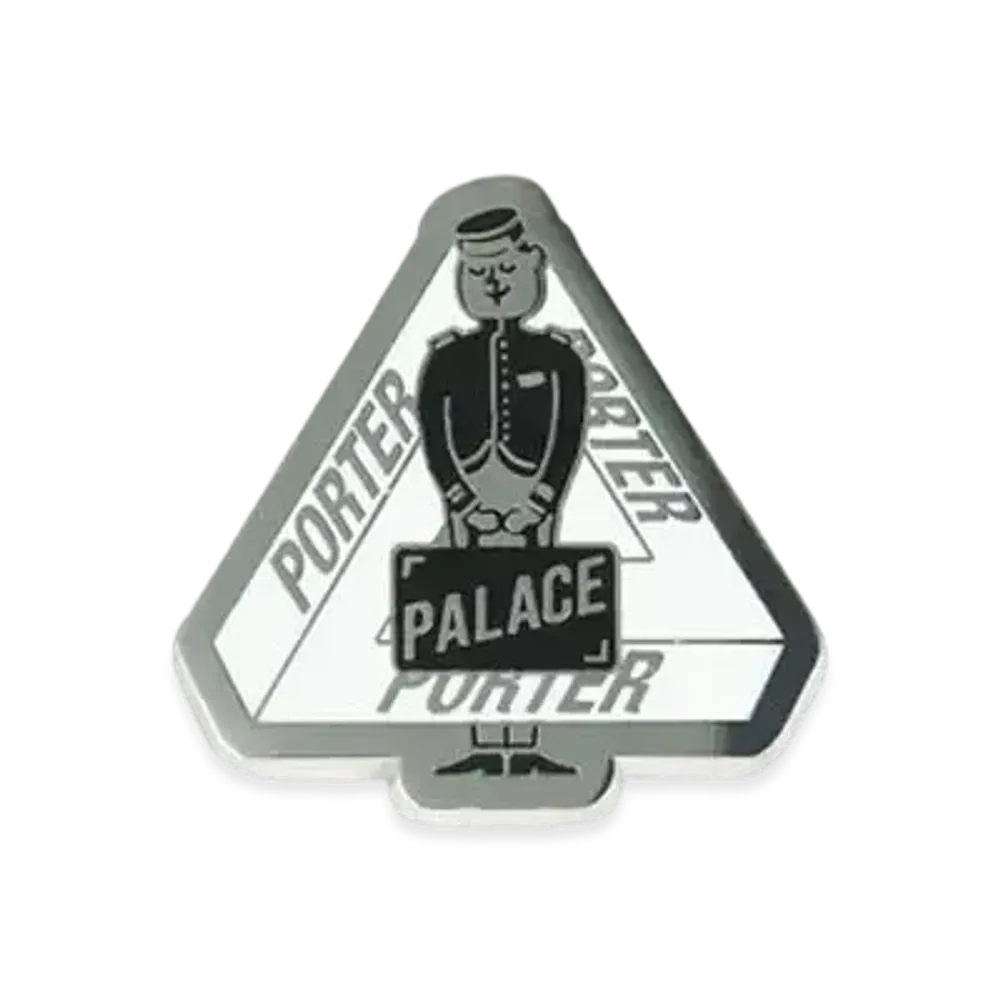 PALACE PORTER Pin Badge "Silver"