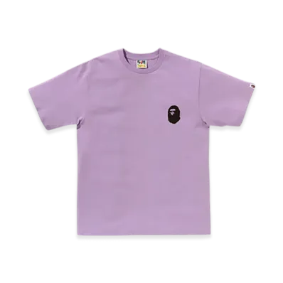 A BATHING APE Bicolor Multi Logo Tee "Purple"