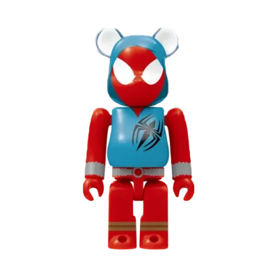 Bearbrick x Marvel SPIDER-MAN Happy Lottery Bearbrick Award 6 Scarlet Spider