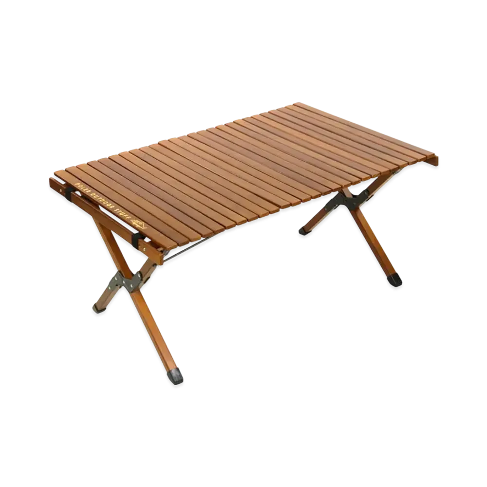 POLeR Outdoor Wood Table "Dark Brown"