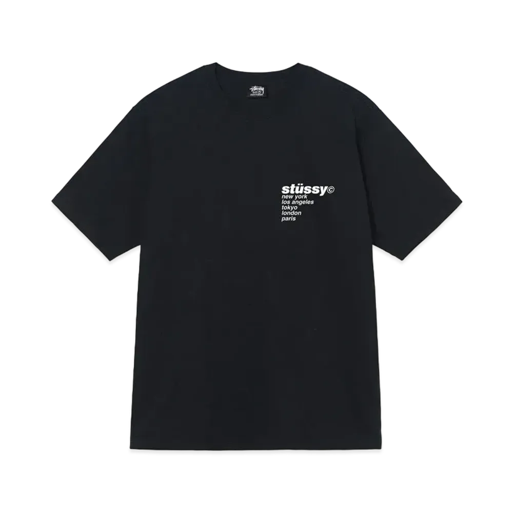 Stussy STRAWBERRY TEE "Black"