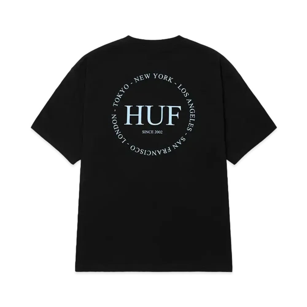 HUF Summer Splash Collection Fine Print Tee "Black"