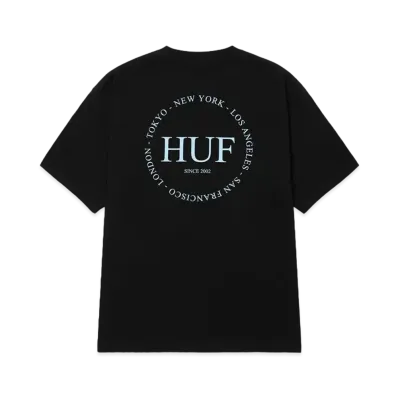 HUF Summer Splash Collection Fine Print Tee "Black"